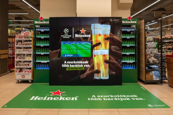 In-store kampánnyal is fokozta a BL döntő hangulatát Heineken